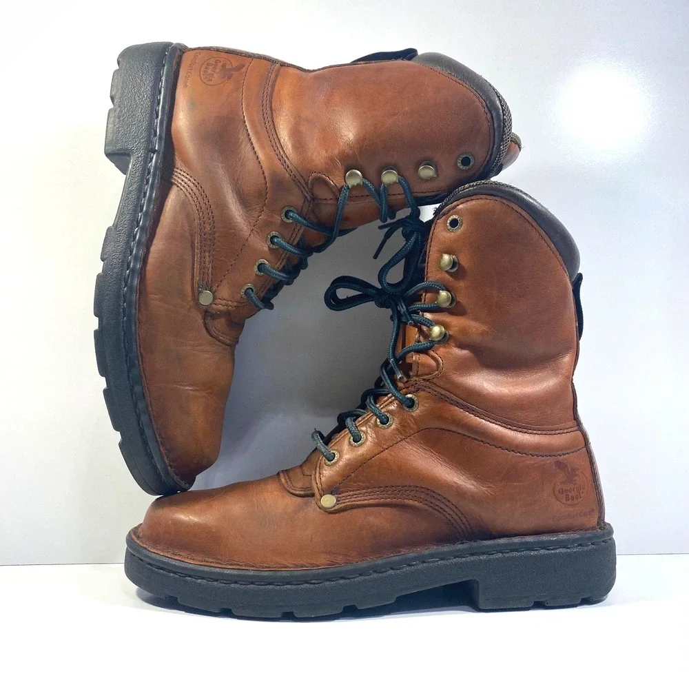 Georgia Boot Mens Size 9 Leather 8